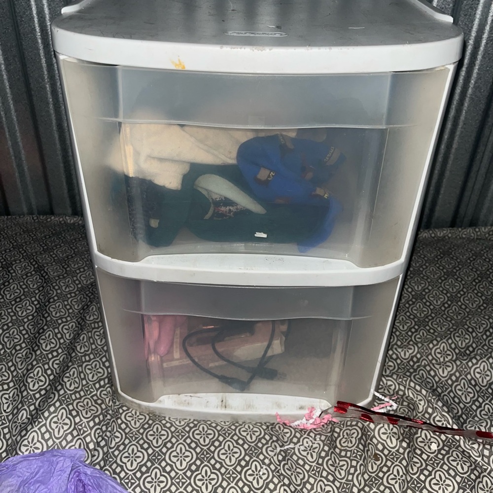 Translucent Plastic Storage Drawer Unit - Picture 1 of 1